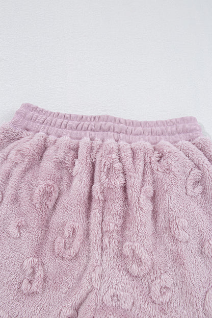 Leopard Fleece Lounge Set Daisie Boutique
