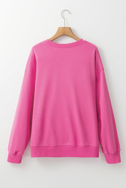 Floral MAMA Embroidered Graphic Pullover Sweatshirt Daisie Boutique