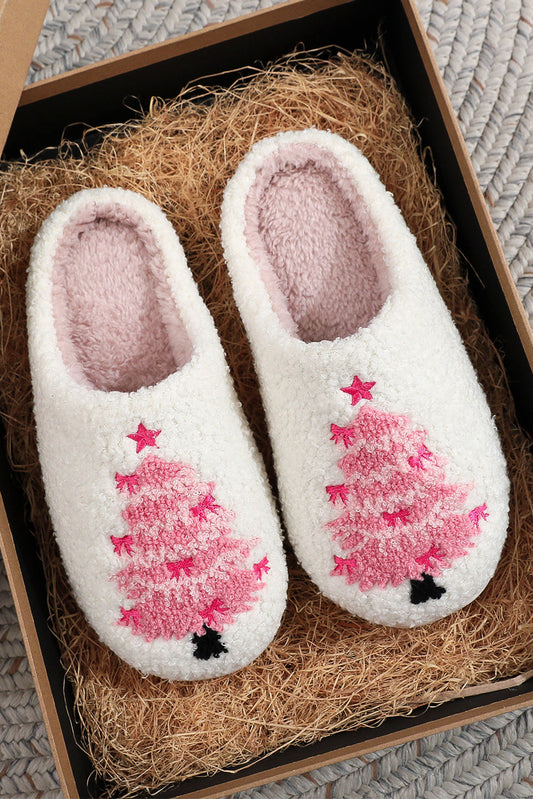 Plush Christmas Tree Slippers Dear-Lover Dropshipping