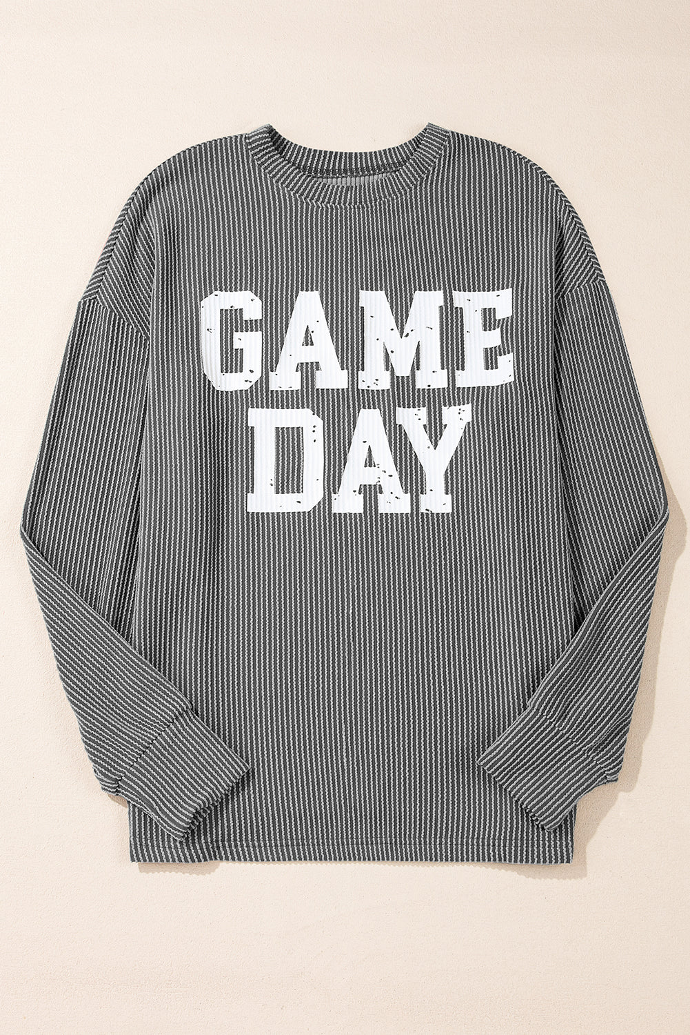 GAME DAY Graphic Long Sleeve Crewneck Tee Daisie Boutique