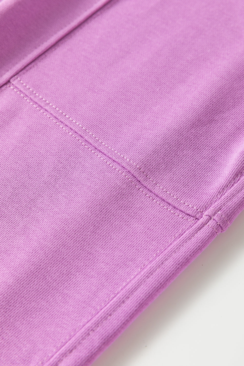 Drawstring Waist Patchwork Solid Color Jogger Pants - Lilac Dear-Lover Dropshipping