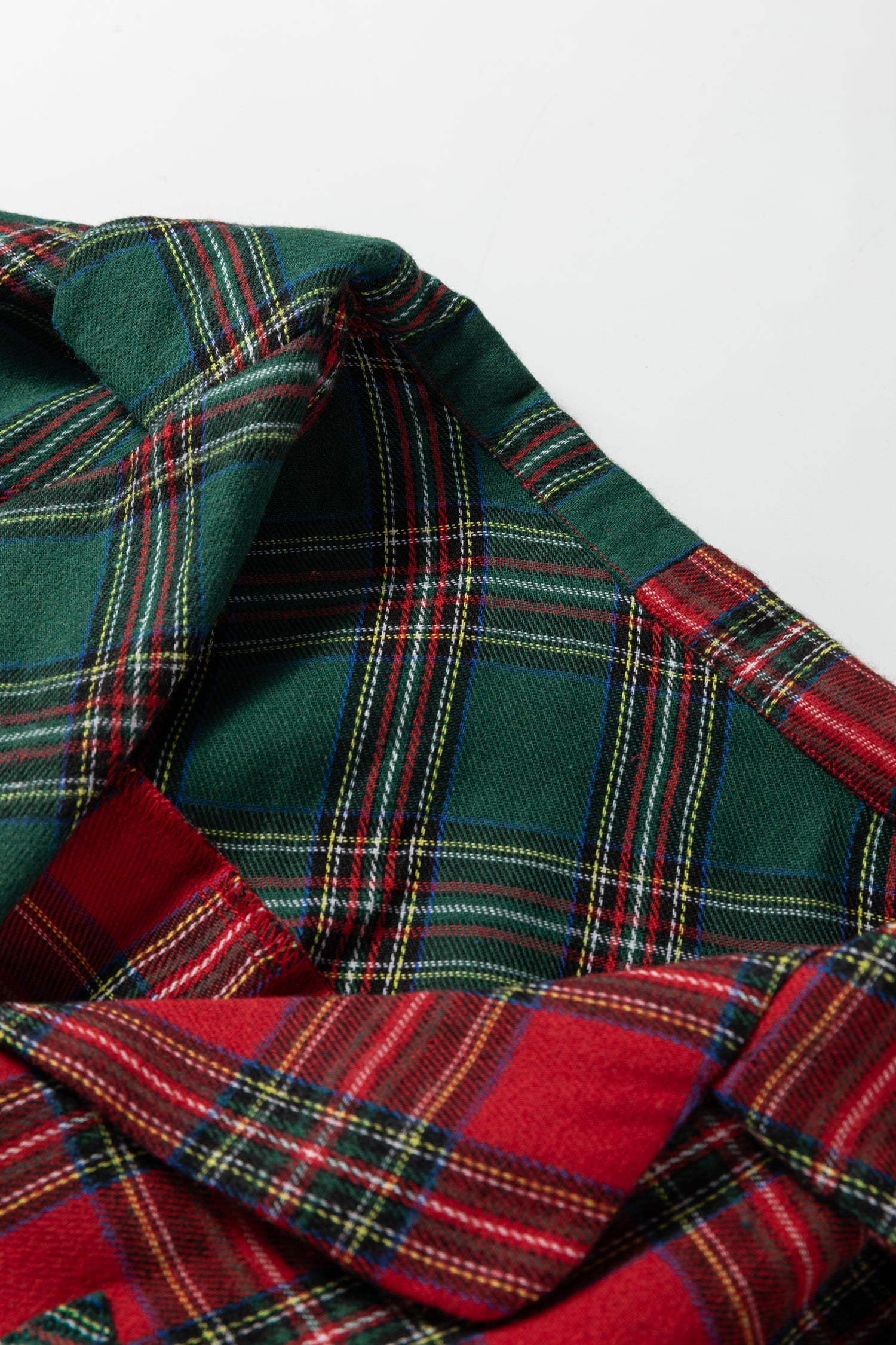 Plaid Holiday Long Sleeve and Short Pajama Set Dear-Lover Dropshipping