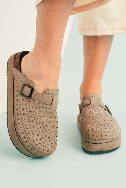 Buckle Platform Slippers Dear-Lover Dropshipping