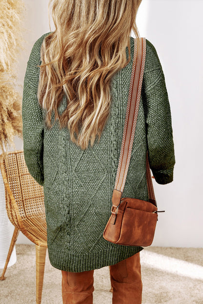 Cable Knit Sweater Dress Daisie Boutique