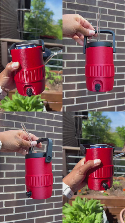Summer Style Viral Cooler Style 12 oz. Drink Can Holder | Personalized Option Available | TikTok Famous