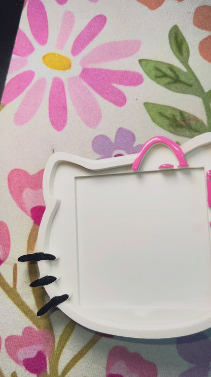 Cutie Kitty Sticky Notepad Holder