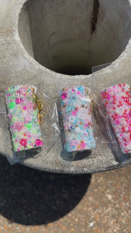 Handmade Cutie Freestyle "Junk" Charm Lighter Case — Aesthetic 3D Coquette Accessory for Round Bic Lighters