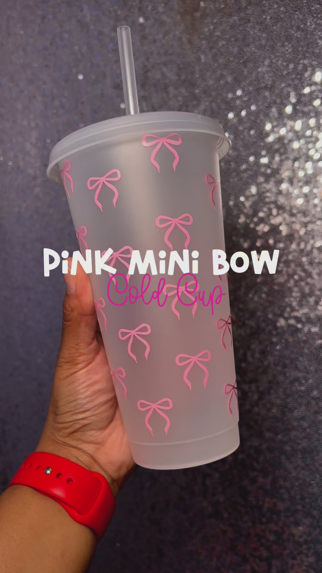 Cutie Bow - 24 Ounce Coquette Cold Cup